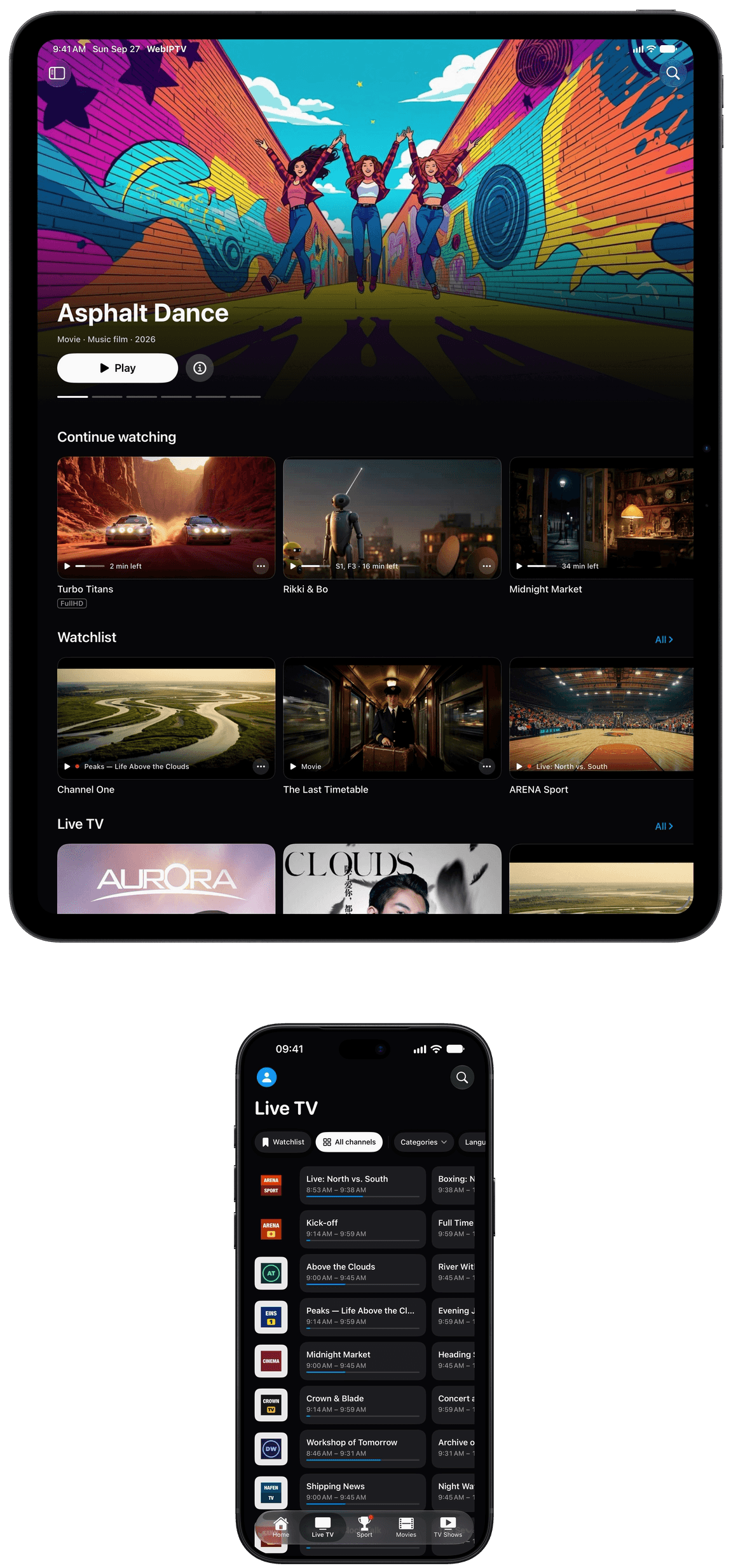iPad · iPhone