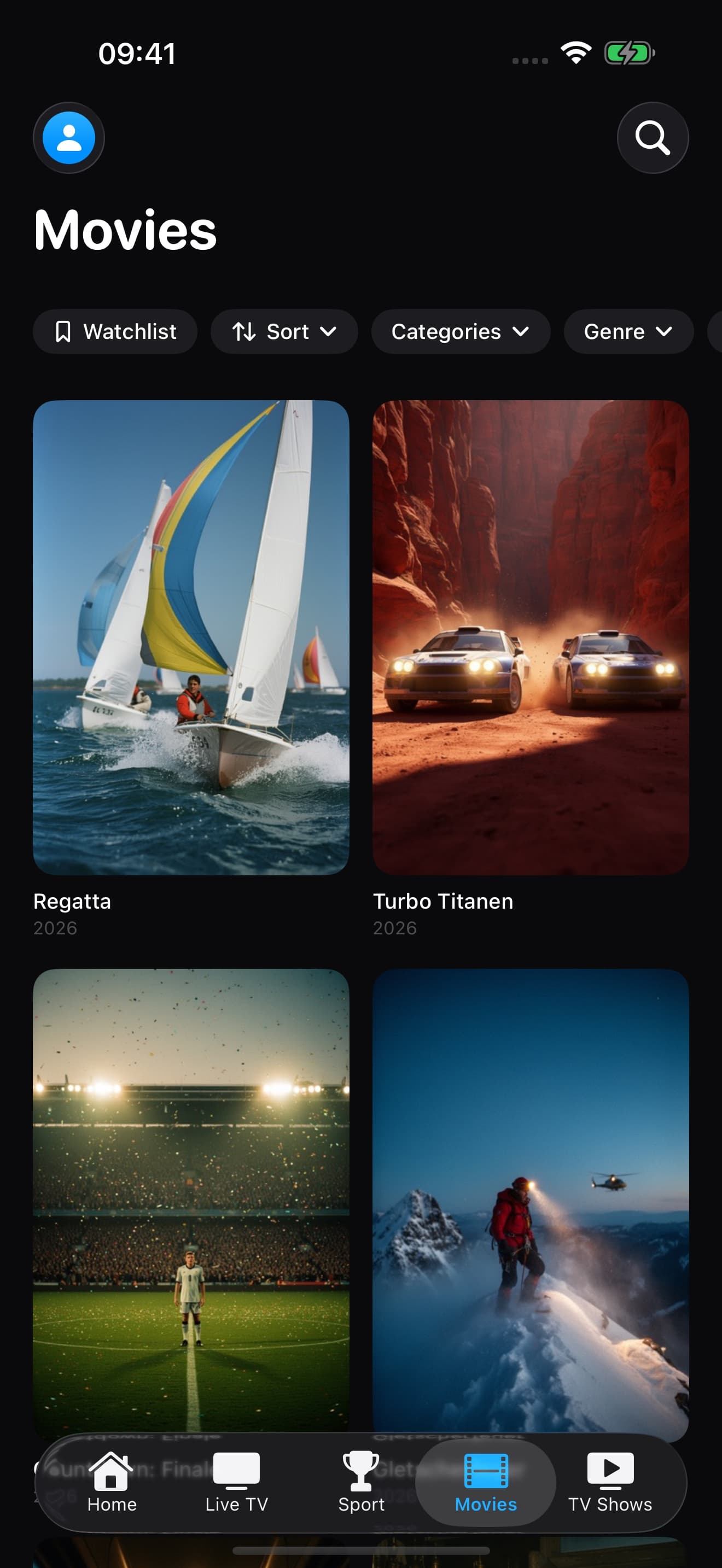 WebIPTV — Biblioteca